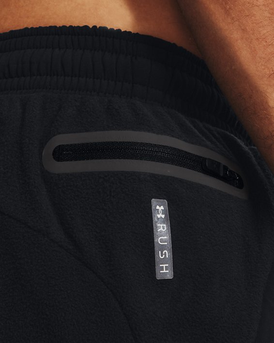 กางเกง UA RUSH™ Fleece สำหรับผู้ชาย, Black, pdpMainDesktop image number 3